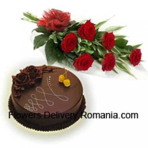 7 Belle Rose 1/2 Kg Torta al Cioccolato