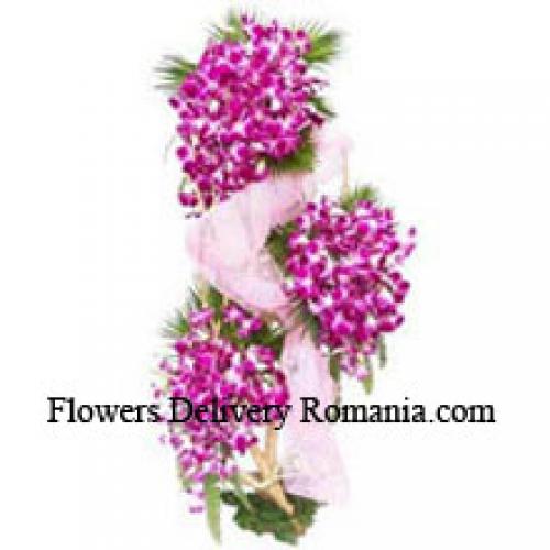 Pink Orchids Exotic Tall Arrangement